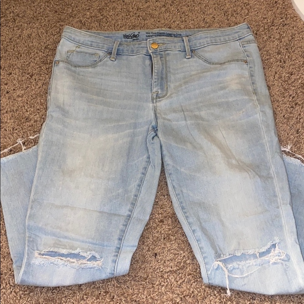 Denim Crop Jegging